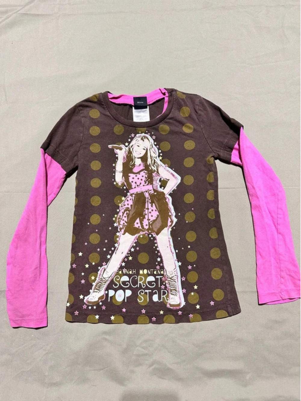 Disney Hannah Montana Girls Shirt Y2K Graphic